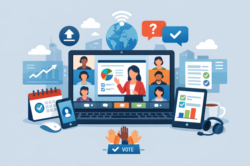 Comment organiser une assemblée générale en ligne en 2025 ?