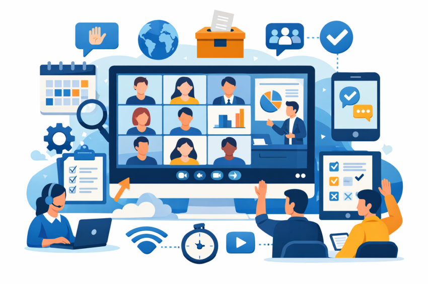 Outils pour organiser une assemblée générale en ligne : comment choisir en 2025 ?