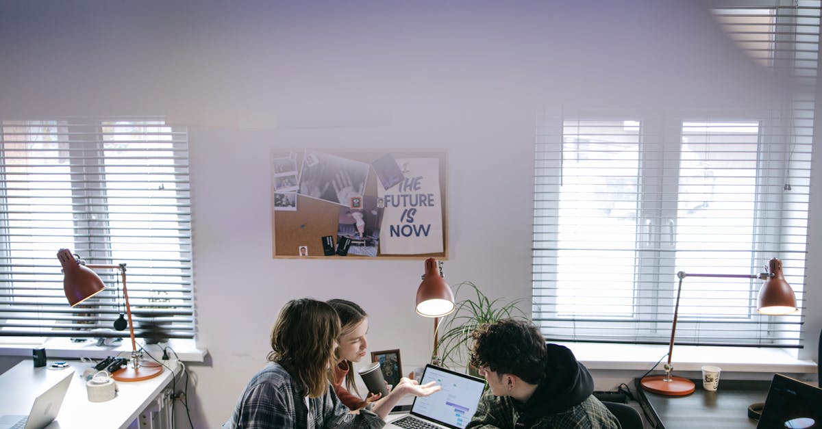 Collaborateurs comparant les solutions de vote en ligne
